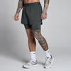 Pantaloncini hybrid 5" 2 in 1 MP uomo - Nero slavato