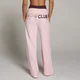 Pantaloni da jogging a gamba dritta MP Move Club graphic donna leggeri in loopback - Rosa tenue