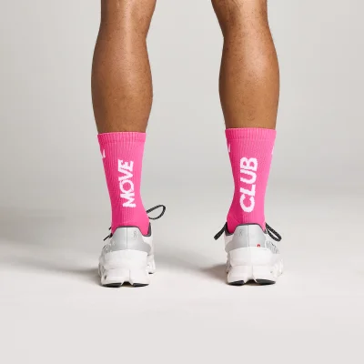 Calze da corsa MP Move Club (confezione da 2) - Rosa confetto - UK 9-11 Immagine 7