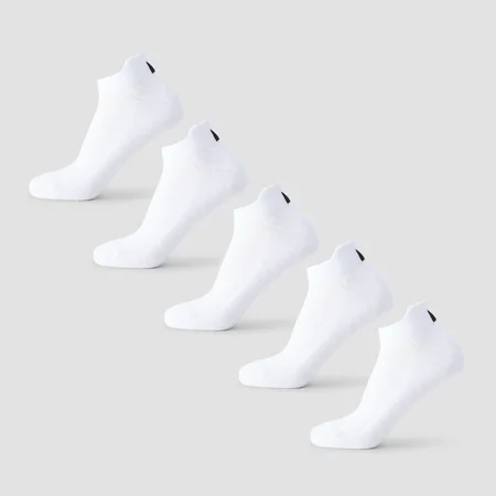 Calze da ginnastica unisex MP (confezione da 5) - Bianco