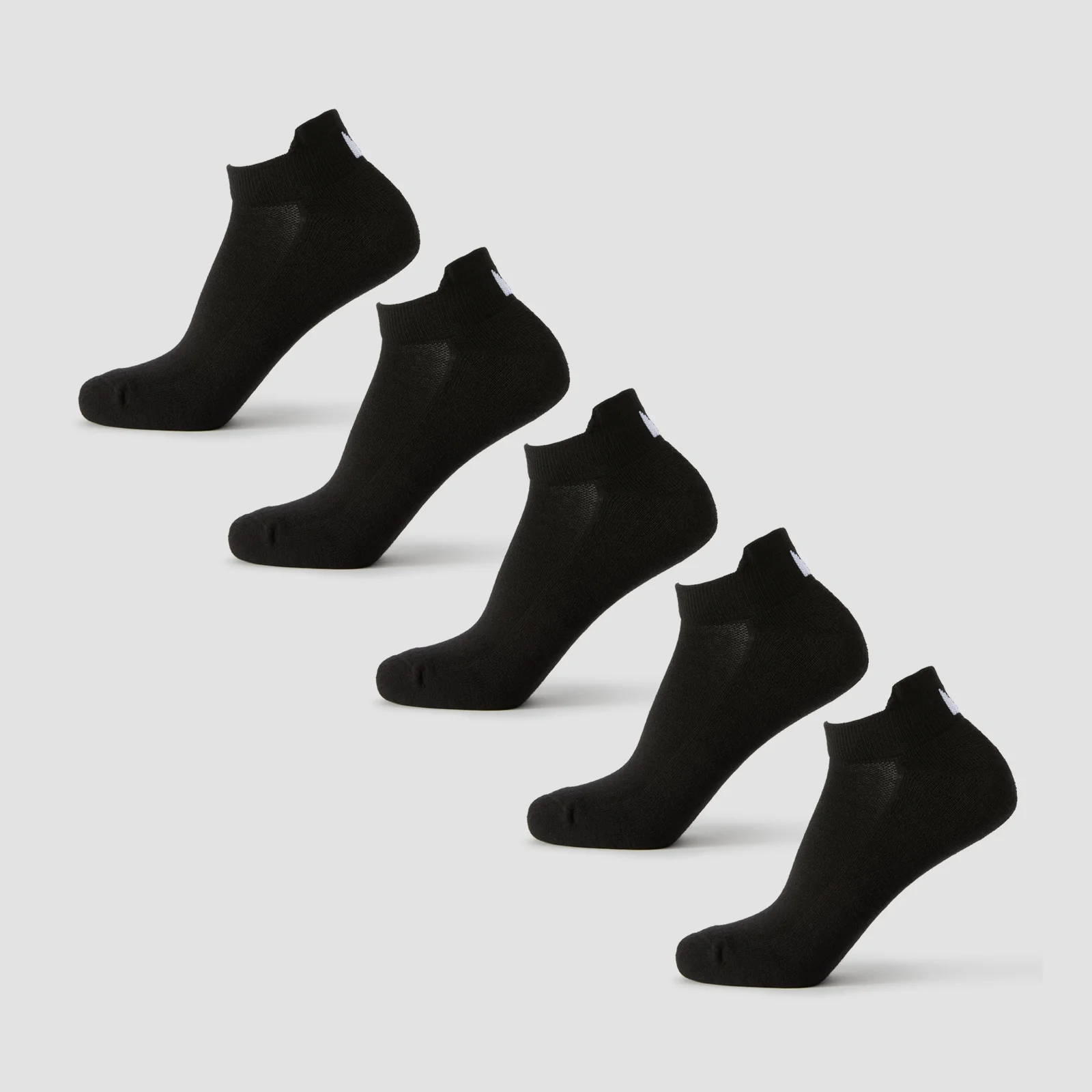 Calze da trainer MP unisex (confezione da 5) - Nero - UK 6-8 Immagine 1