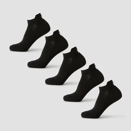 Calze da trainer MP unisex (confezione da 5) - Nero