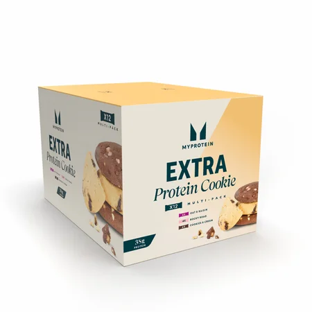 Extra Protein Cookie Variety Box | 12 cookie