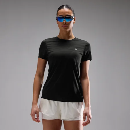 T-shirt a rete donna MP Velocity Ultra - Nero
