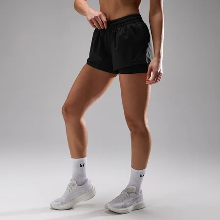 Pantaloncini texturizzati donna MP Velocity Ultra - Nero
