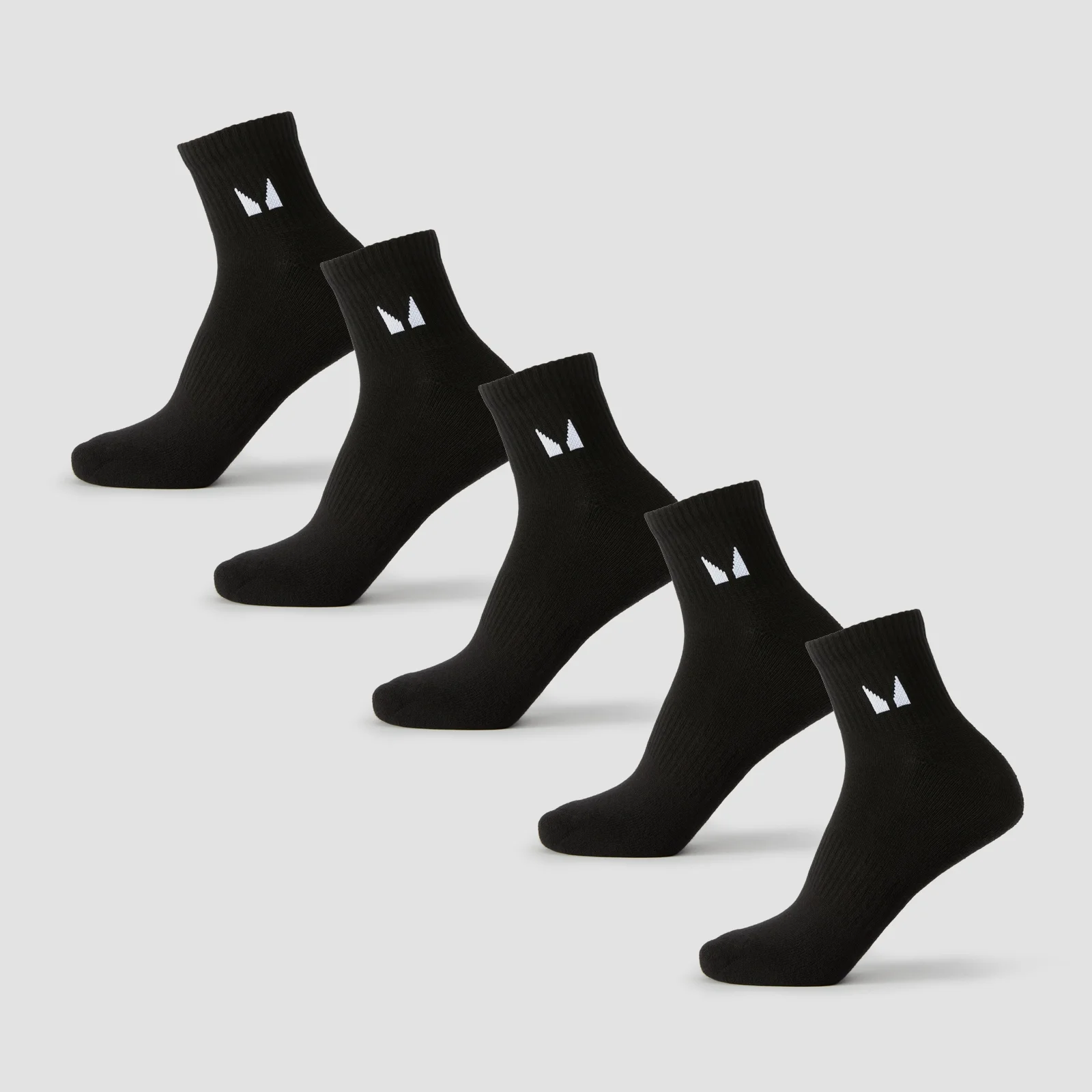 Calze alla caviglia MP unisex (confezione da 5) - Nero - UK 9-11 Immagine 1