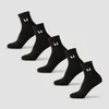Calze alla caviglia MP unisex (confezione da 5) - Nero
