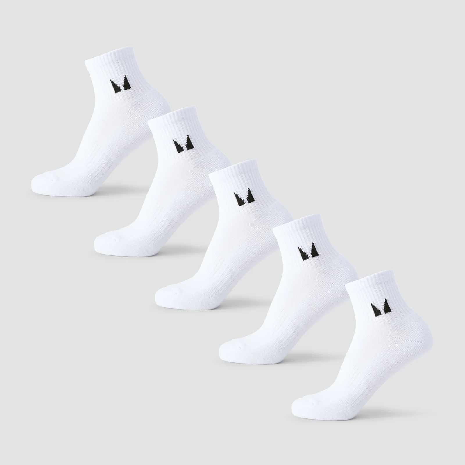 Calze alla caviglia MP unisex (confezione da 5) - Bianco - UK 6-8 Immagine 1