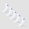 Calze alla caviglia MP unisex (confezione da 5) - Bianco