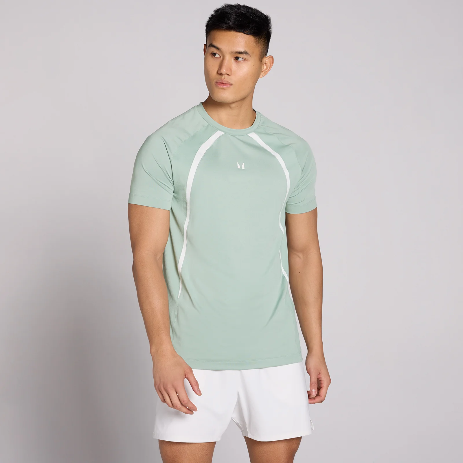 T-shirt MP uomo Tempo con pannelli - Eucalipto - XS Immagine 1