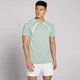T-shirt MP uomo Tempo con pannelli - Eucalipto