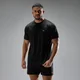 T-shirt a rete MP uomo Velocity Ultra - Nero