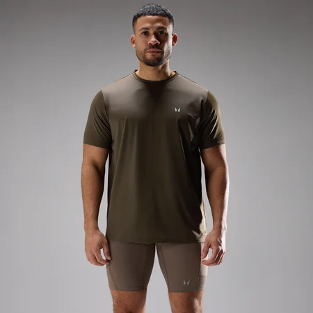 T-shirt a rete MP uomo Velocity Ultra - Earth