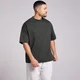 T-shirt oversize in cotone MP uomo - Nero slavato