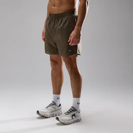 Pantaloncini a rete ultra 2 in 1 da 5" Velocity MP uomo - Earth