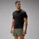 T-shirt senza cuciture MP Velocity Ultra uomo - Nero slavato