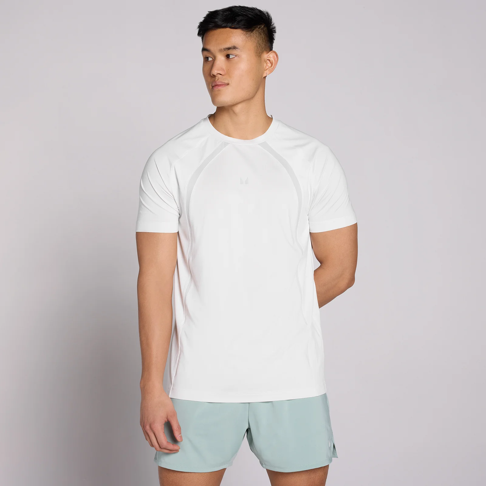 T-shirt MP Tempo Panel uomo - Grigio nuvoloso - XS Immagine 1