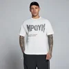 T-shirt grafica MP Lift in cotone burnout uomo - Bianco retro