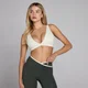 Reggiseno sportivo MP Tempo a triangolo donna - Avorio