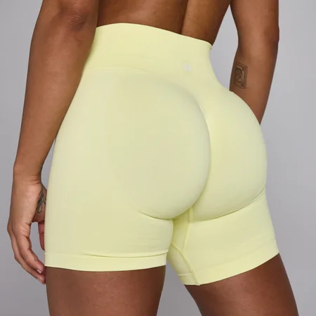Pantaloncini MP donna Lift senza cuciture - Limone