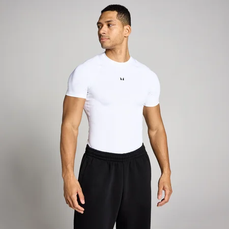 Maglia termica training MP uomo a manica corta - Bianco