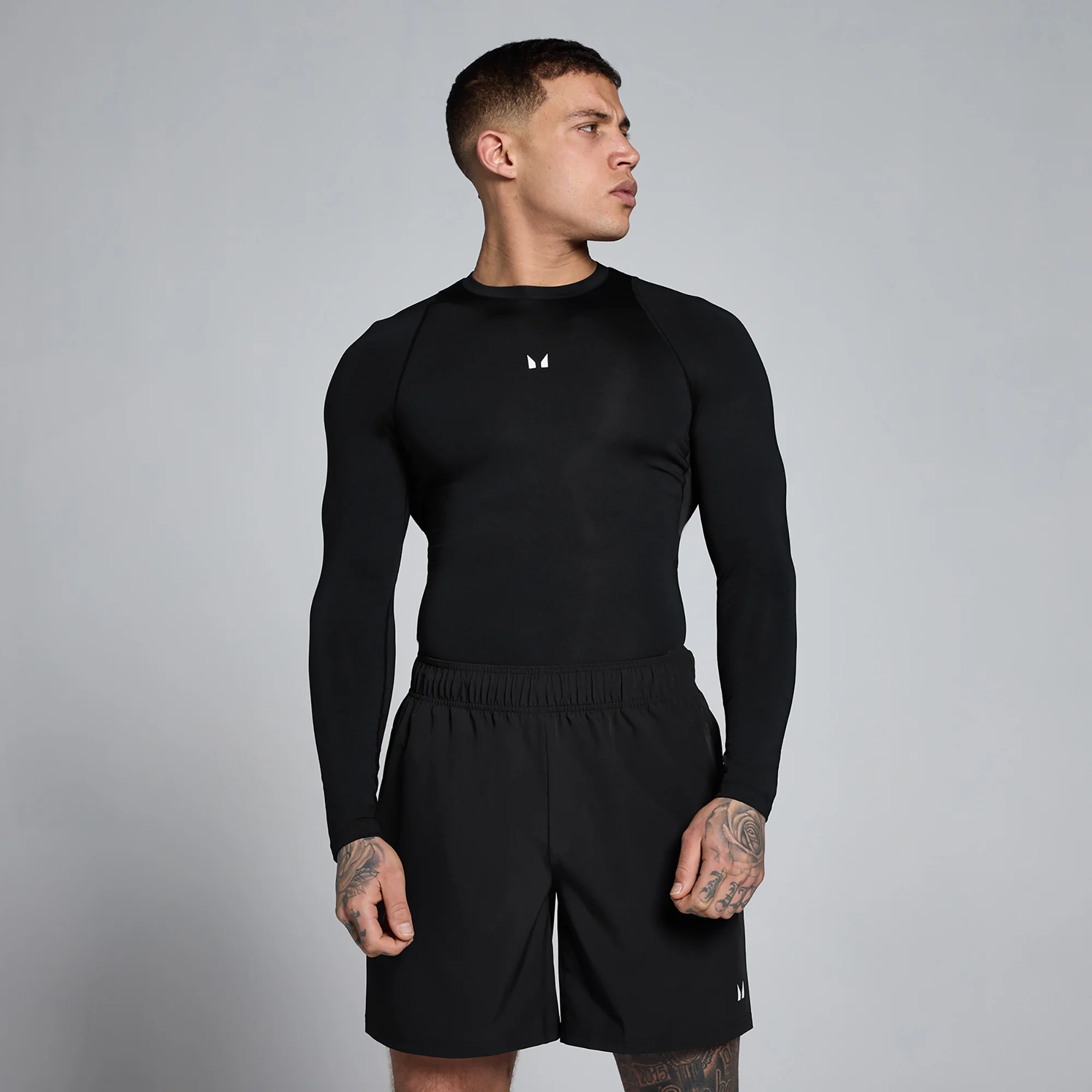Maglia a manica lunga MP uomo training - Nero - M Immagine 1