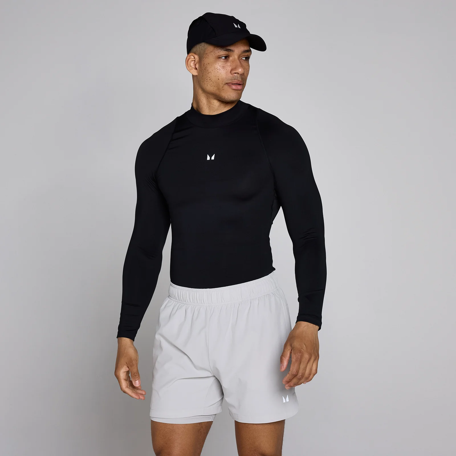 Maglia termica a maniche lunghe MP uomo Training con collo alto - Nero - M Immagine 1