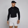Maglia termica a maniche lunghe MP uomo Training con collo alto - Nero