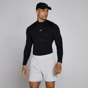 Maglia termica a maniche lunghe MP uomo Training con collo alto - Nero - Size M