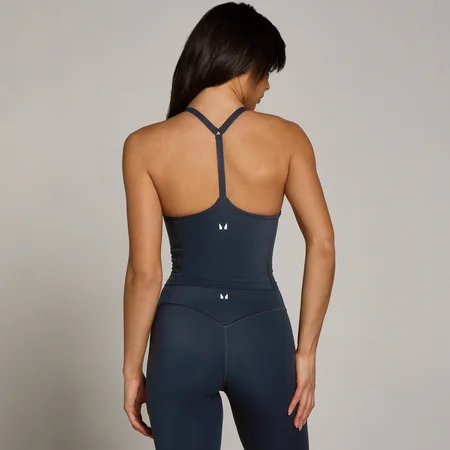 Canotta MP Tempo racerback con spalline donna - Blu navy scuro