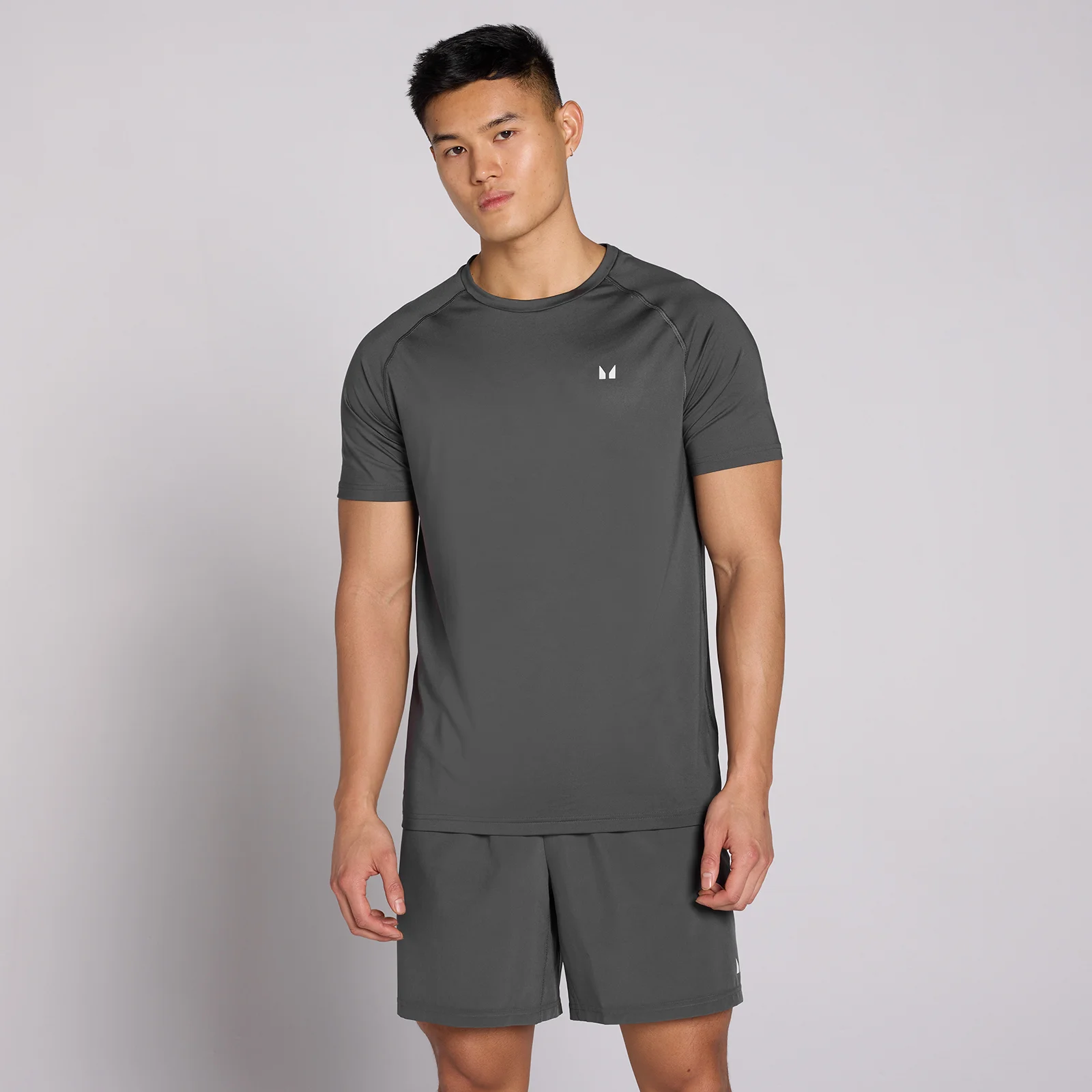 MP Men's Training Short Sleeve T-Shirt - Dark Grey - S Immagine 1
