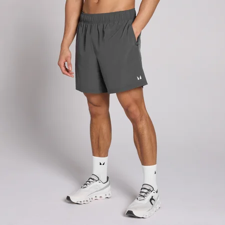 Pantaloncini MP uomo training tessuti 7" - Grigio scuro