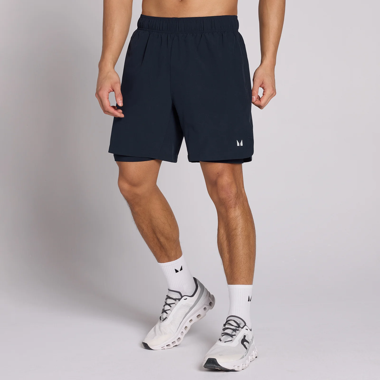 MP Men's 7" 2-in-1 Training Shorts - Dark Navy - M Immagine 1