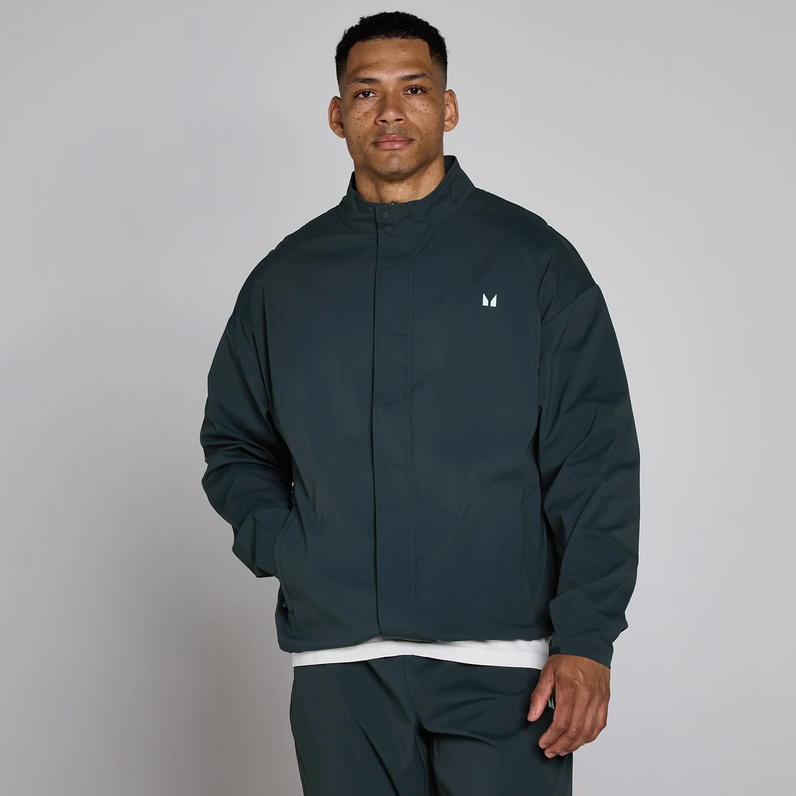 Giacca MP Hybrid in nylon uomo - Blu slavato - M Immagine 1