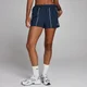 Short MP donna Tempo in tessuto con laccetti a contrasto - Blu notte
