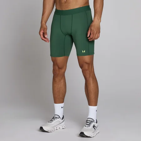 Pantaloncini corti MP Hybrid con tasche uomo - Verde racing