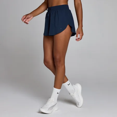 Short vaporosi tessuto MP donna Tempo - Blu notte