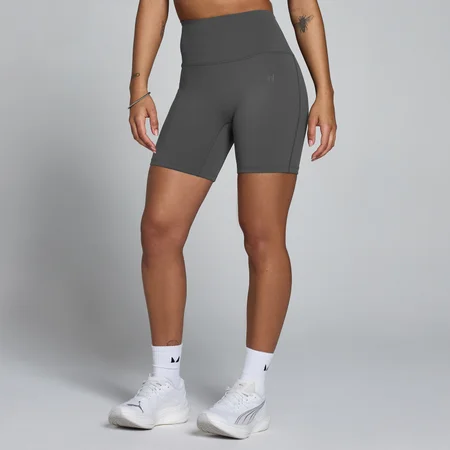 Pantaloncini MP donna Tempo a vita alta - Grigio scuro