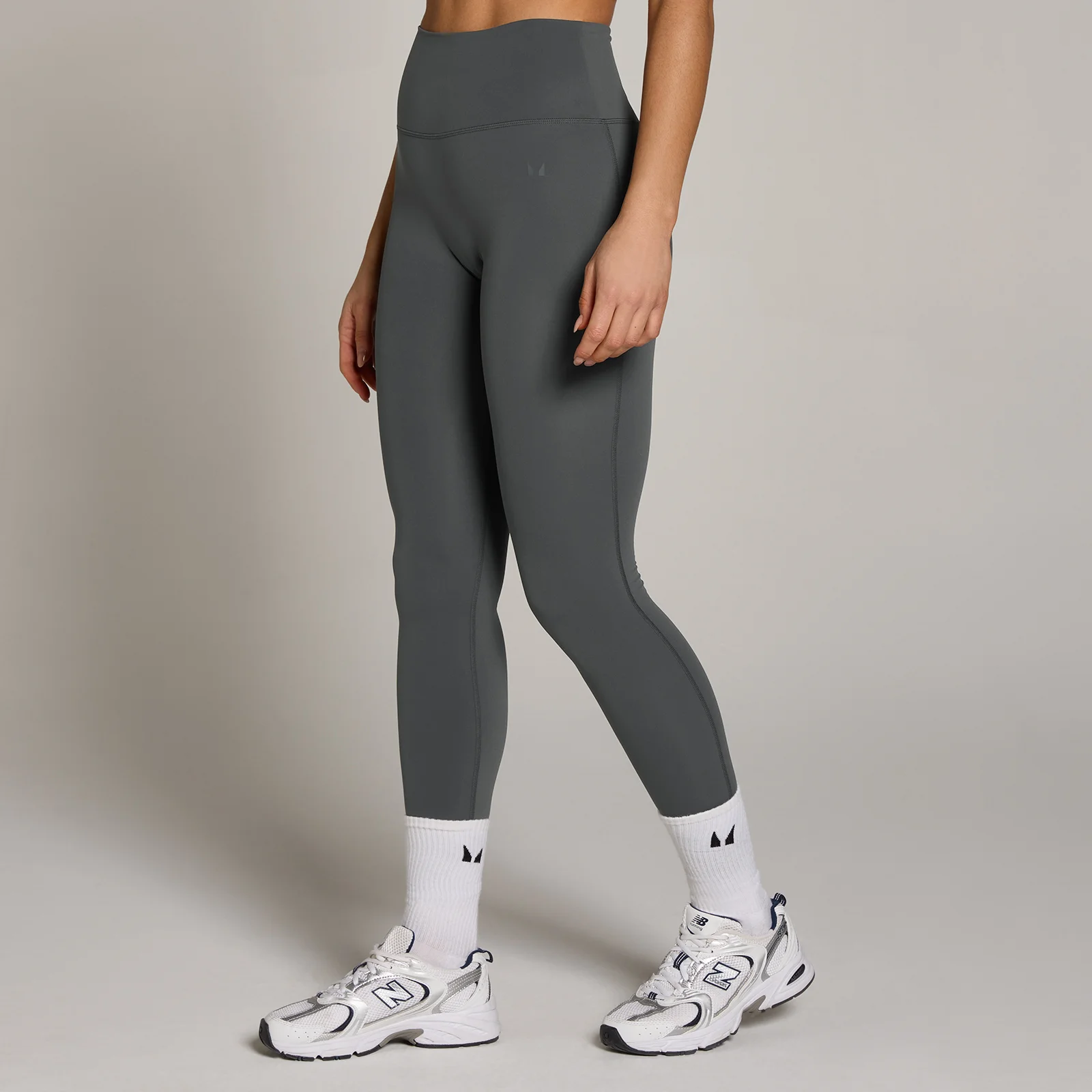 Leggings donna MP Tempo a vita alta - Grigio scuro - S Immagine 1