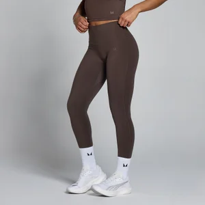 Leggings donna MP Tempo a vita alta - Cioccolato - Size S