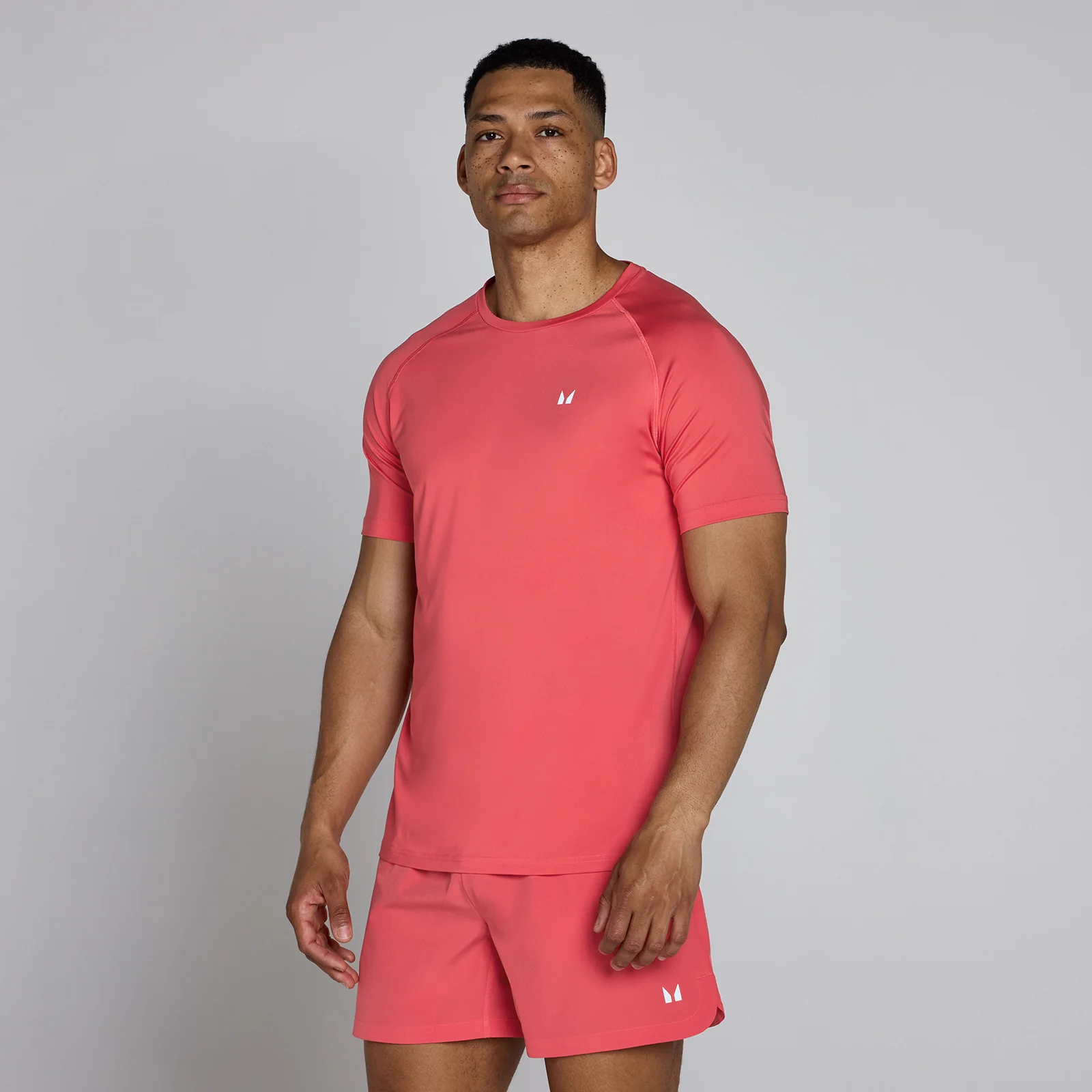 T-shirt uomo MP training a maniche corte - Rosso corte - XS Immagine 1