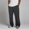 Joggers oversize a gamba dritta in tessuto loopback MP uomo - Nero slavato