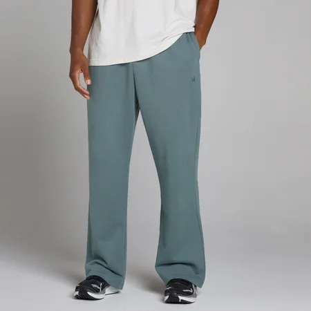 Joggers oversize a gamba dritta - Blu futuro