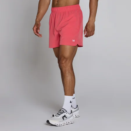 Short tessuto MP training uomo 5" - Rosso court
