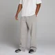 Joggers oversize a gamba dritta - Grigio gesso