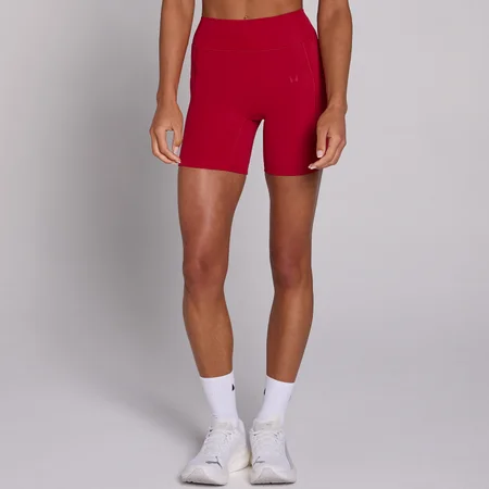 Short da training MP donna con tasche - Rosso hero