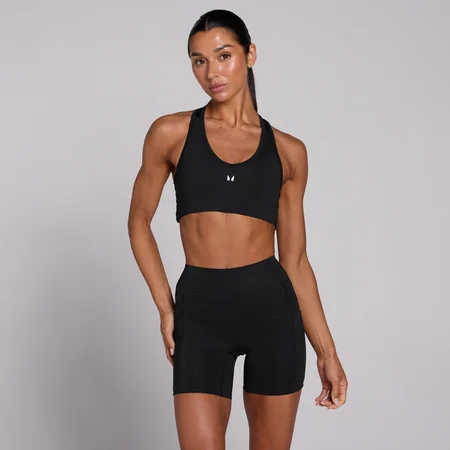Reggiseno sportivo MP donna racerback training - Nero