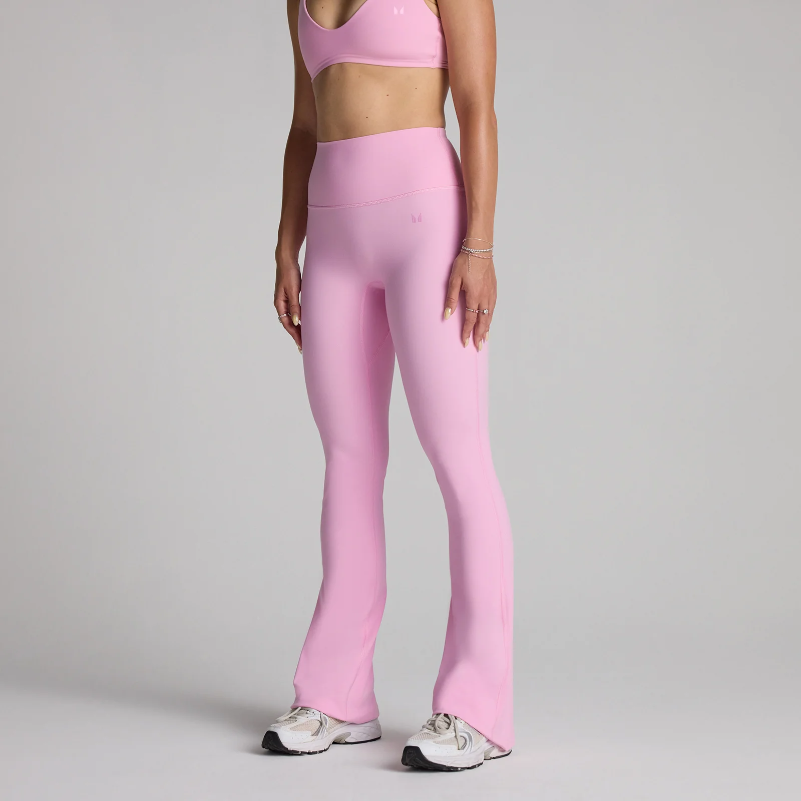 Leggings a zampa MP donna Tempo - Rosa cosmo - L Immagine 1