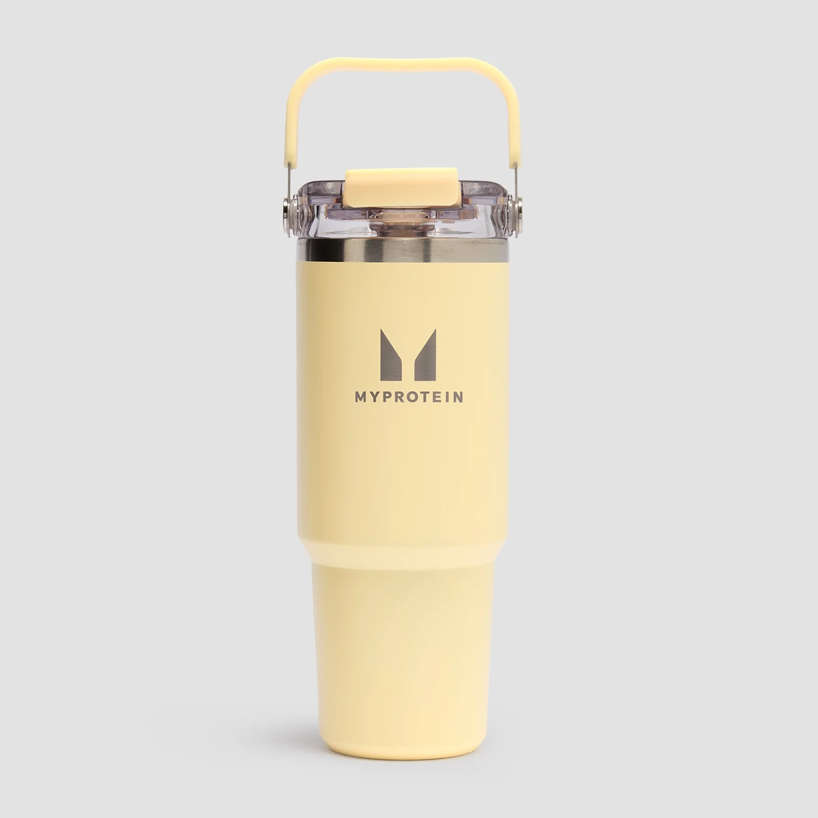Borraccia Myprotein in metallo riciclato con manico e cannuccia da 900 ml - Burro Immagine 1