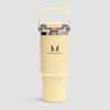 Borraccia Myprotein in metallo riciclato con manico e cannuccia da 900 ml - Burro